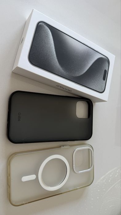 Iphone 15 Pro 128Gb Branco + capas