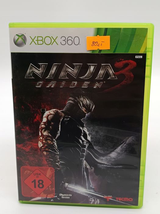 ninja gaiden 3 xbox 360 pudełkowa