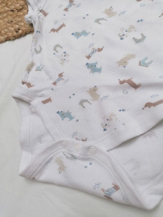 Body Branco com Cãezinhos