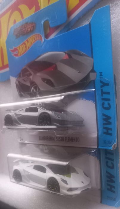 Conjunto 2  lamborguini sesto elemento hot wheels