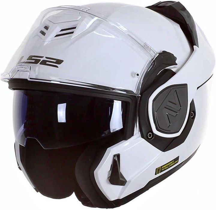 Capacete NOVO Modular 180° LS2 Advant Branco (43% DESCONTO) Tam XS