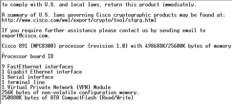 Маршрутизатор Cisco 891-K9.