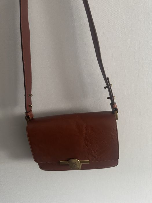 Шкіряна сумка від massimo dutti