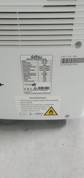 Desumidificador Daitsu ( novo )