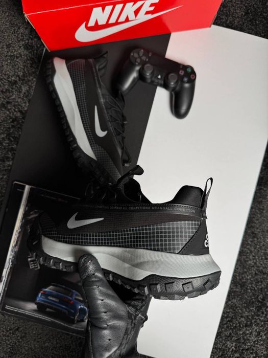 Чоловічі кросівки найк маунтін флай Nike ACG Mountain Fly Low GTX Black Grey [41-46]