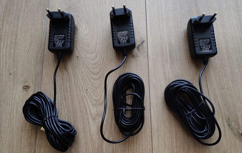 Zasilacz sieciowy AC/DC 12V 1.5 A - KDS-121500 / 5 metrów