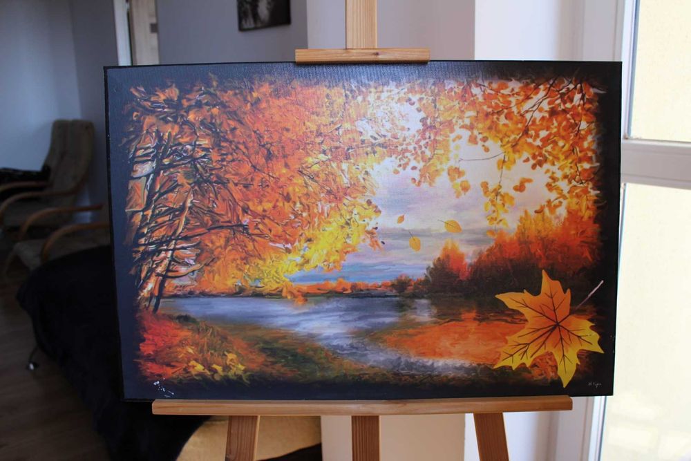 Obraz 42x60x2cm CANVAS hybryda certyfikat oryginał KOPER