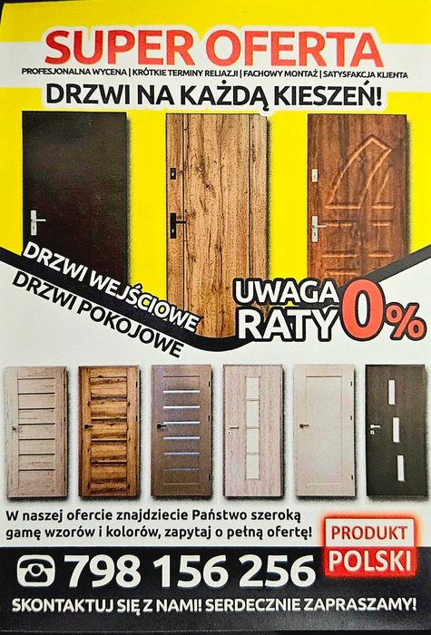 Drzwi wejściowe antywłamaniowe-niska cena