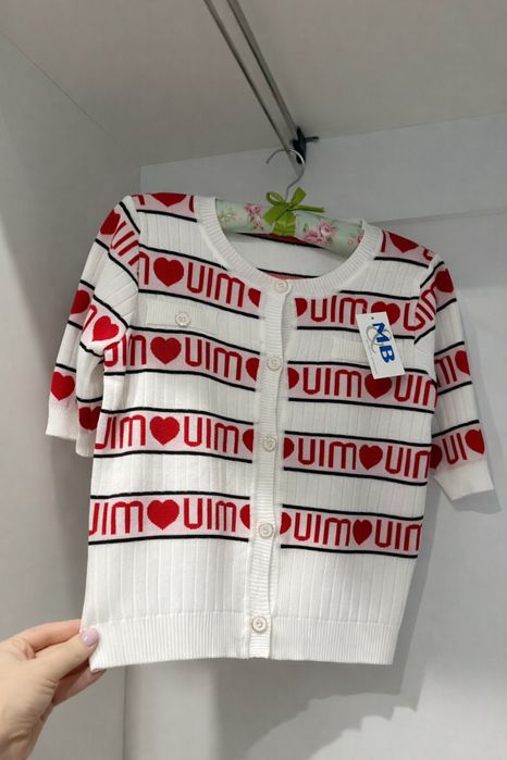 Кофточка в рубчик Miu Miu