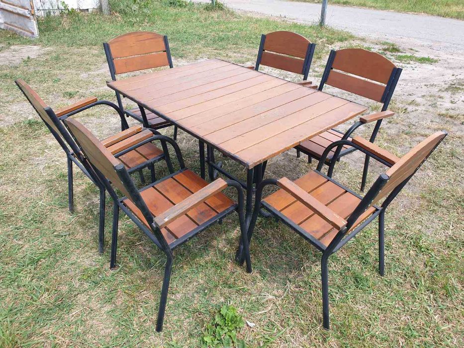 Вуличні меблі. Меблі для саду та літніх кафе. Стіл 160х80, 180х80