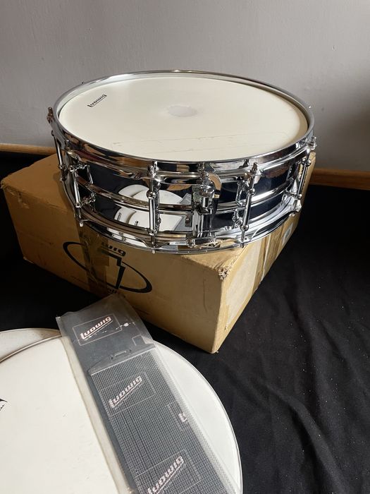 Werbel Stalowy Ludwig Supralite snare 15x5 LW0515SL perkusja
