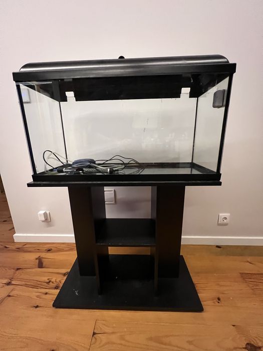 Conjunto aquario 100 litros + filtro externo + movel