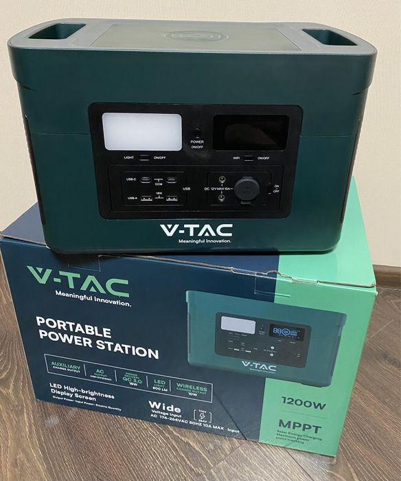 Зарядна станція 1024 Wh Вт Год LiFePo4 1200 W Peak 1800 W