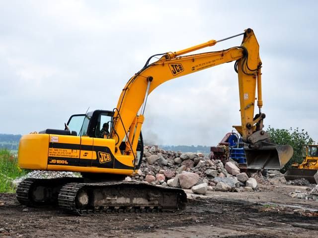 Wynajem koparki kołowej, JCB