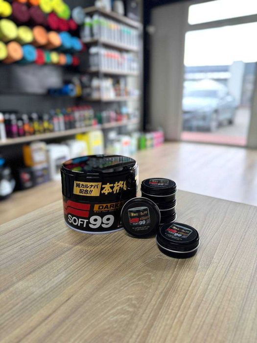 Твердий віск Soft99 Dark & Black, Fusso coat Автомобільні тверді воски