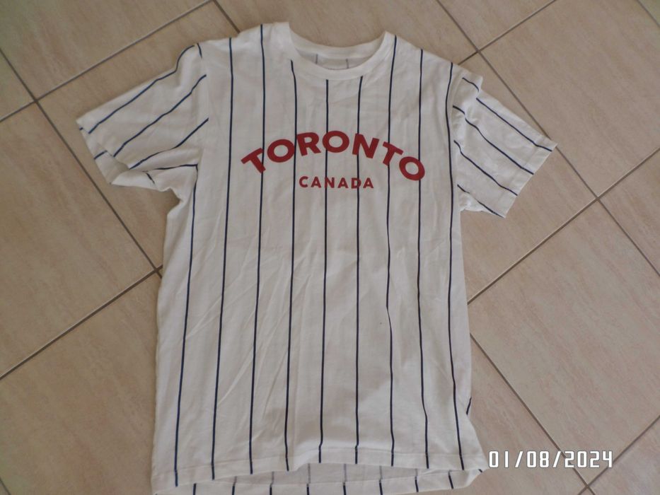Bawełniany t-shirt koszulka firmowa -Rozmiar-S