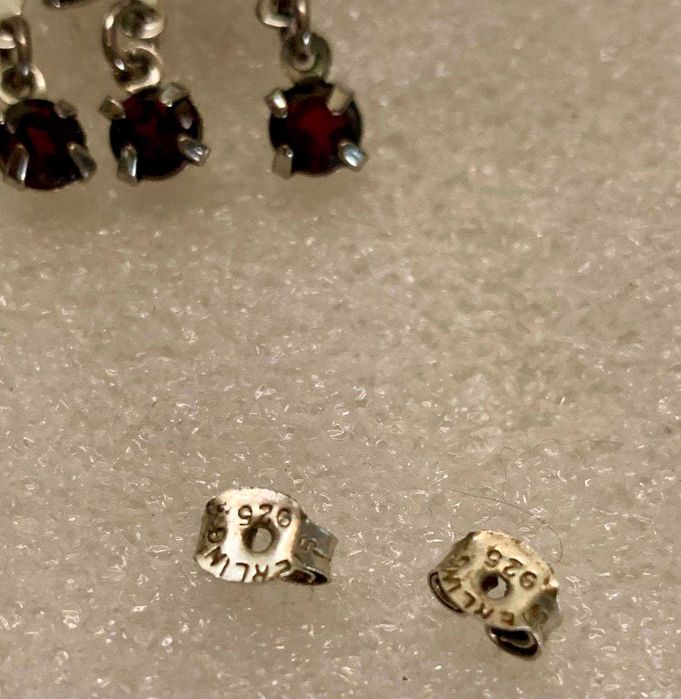 Серьги, бусы Гранаты
