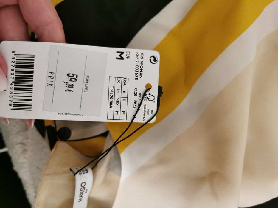 Elegancka sukienka mango wesele komunia M 38
