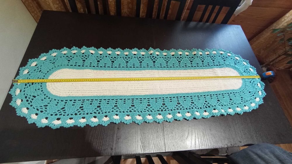 Tapete ou Caminho de mesa em crochê