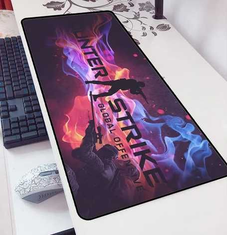 Коврик для мышки и клавиатуры (80 х 30 см) компьютерный коврик cs go