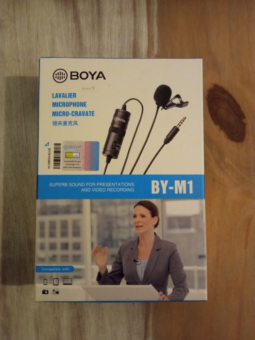 Microfone de lapela Boya