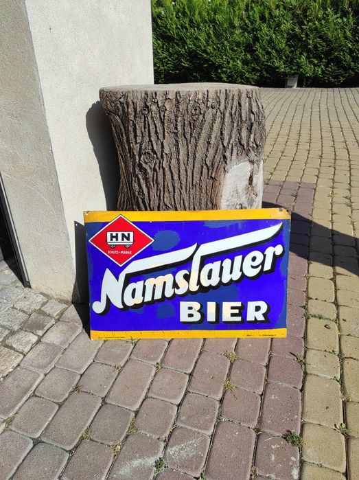 Stary szyld niemiecki namslauer bier