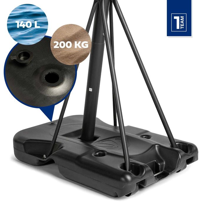 PROFESJONALNY kosz do koszykówki 240-305cm 3.05m na sprężynie SOLIDNY