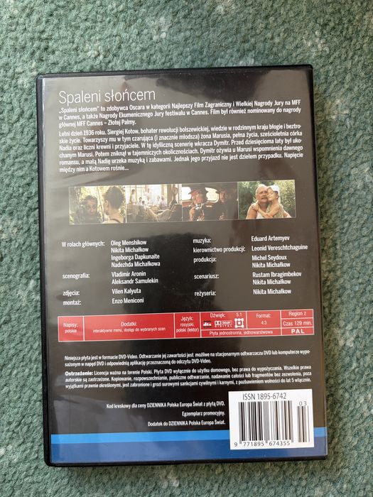 Spaleni słońcem - film DVD