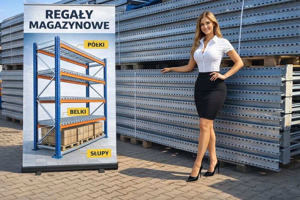 Regały magazynowe paletowe półkowe przemysłowe