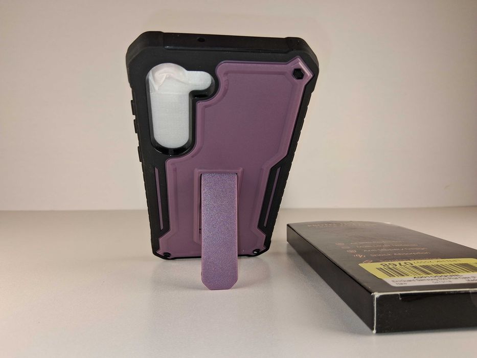 Y020 Etui ExiGuard Samsung S23 Plus Fioletowe Odporne na Wstrząsy