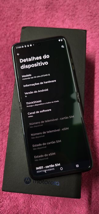 Motorola Razr 50 ultra 5G. 512 GB 12+12 GB RAM