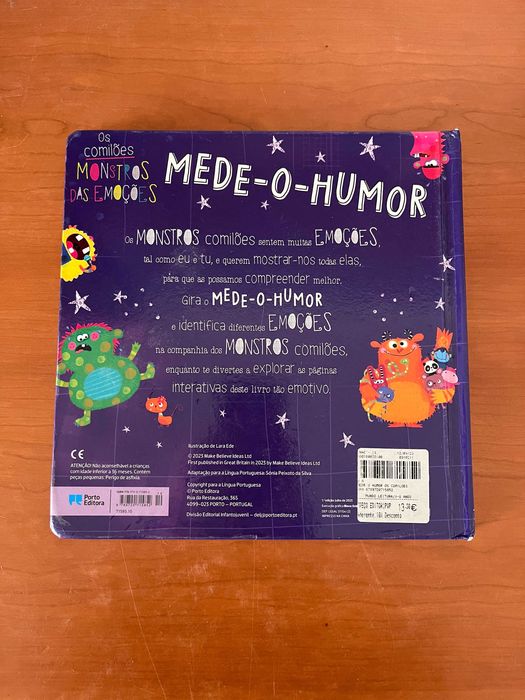 Os comilões Monstros das Emoções - Mede-o-Humor