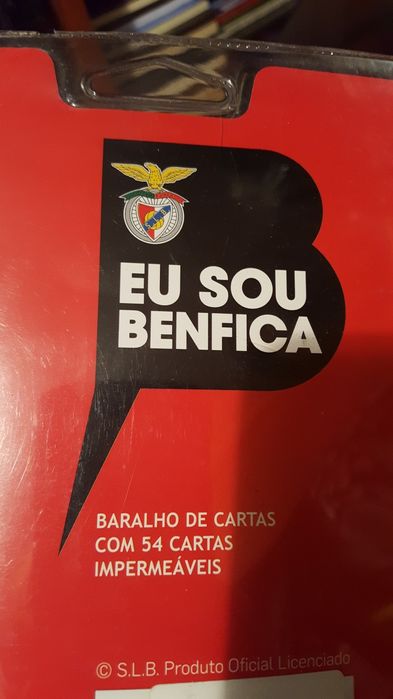 Baralho Cartas SLBenfica NOVO embalagem selada