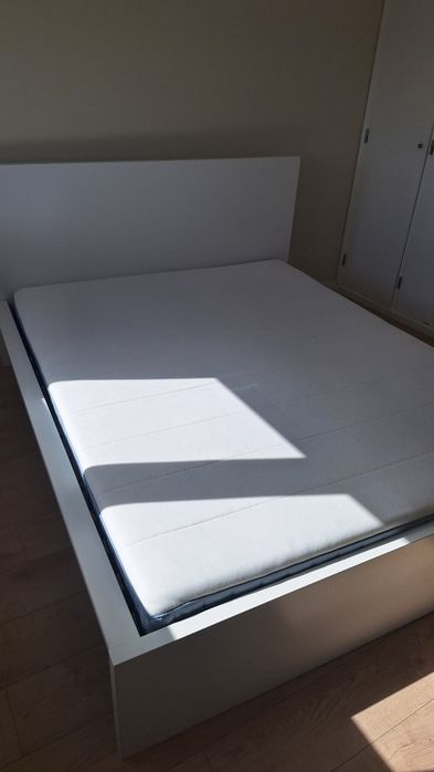 Cama Casal + Colchão Ikea 160x200