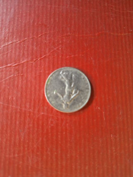 Moeda de um franco francês 1960