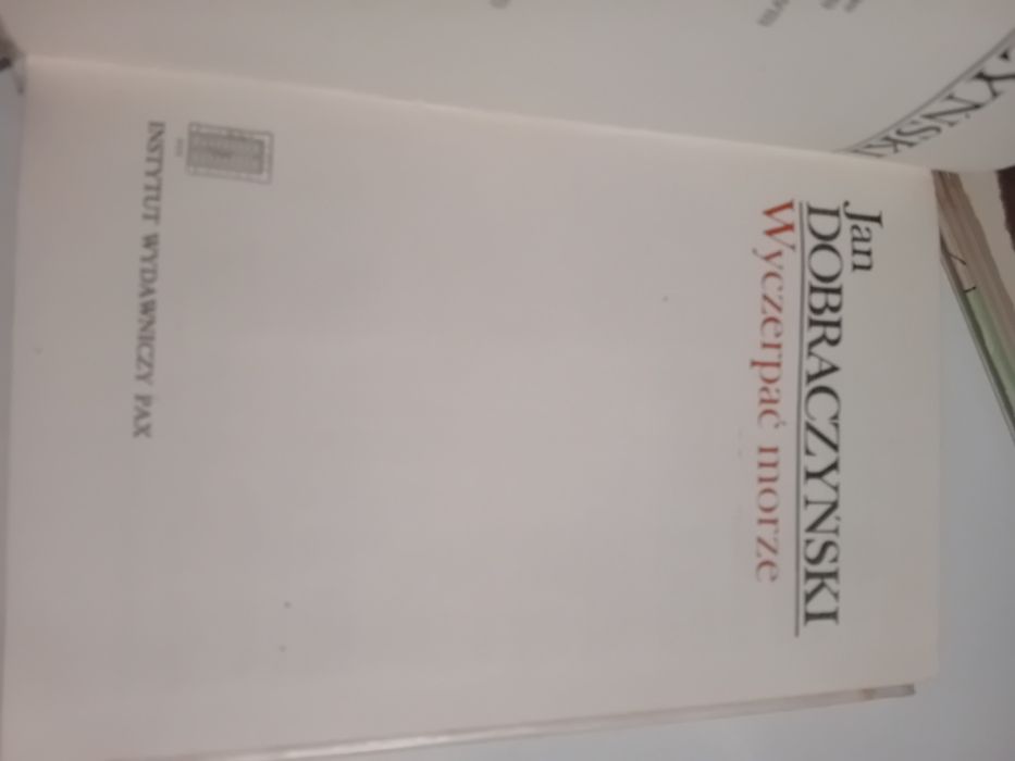 Jan Dobraczyński Wyczerpać morze