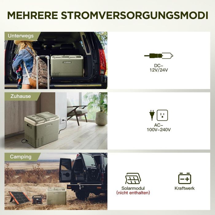 AAOBOSI Lodówka Samochodowa 41L