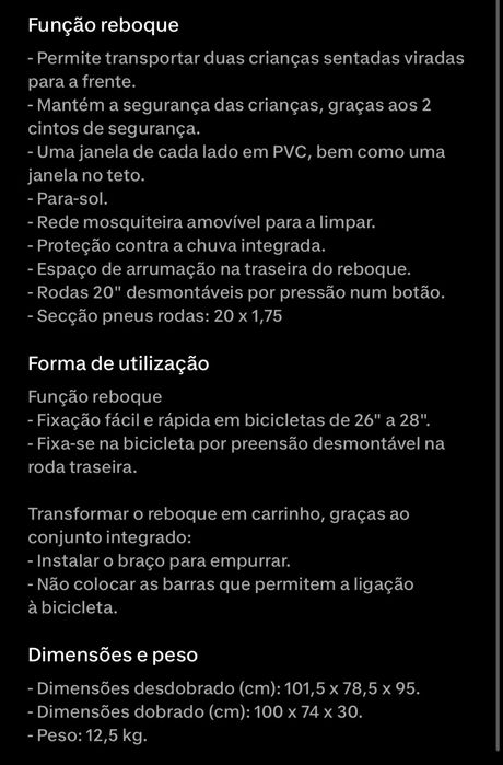 Reboque de Bicicleta