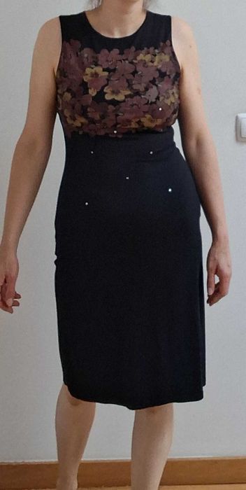 Vestido curto preto