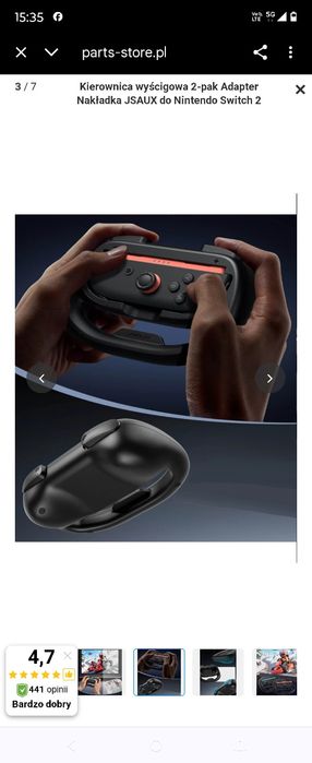 Kontrolery do Nintendo kierownica