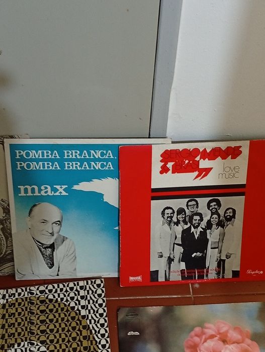 Conjunto de 7 vinis grandes vários artistas