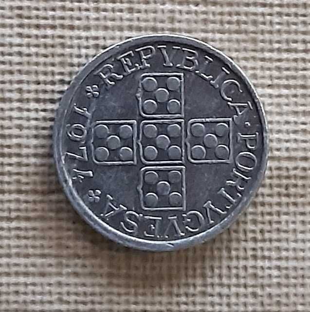 Moeda 10 centavos  alumínio - eixo vertical