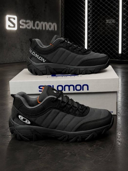 Тактические кроссовки Salomon Осенние мужские красовки Саломон водоотталкивающая мембрана Практичные кросовки на осень Саламон Соломон Salomon Solomon