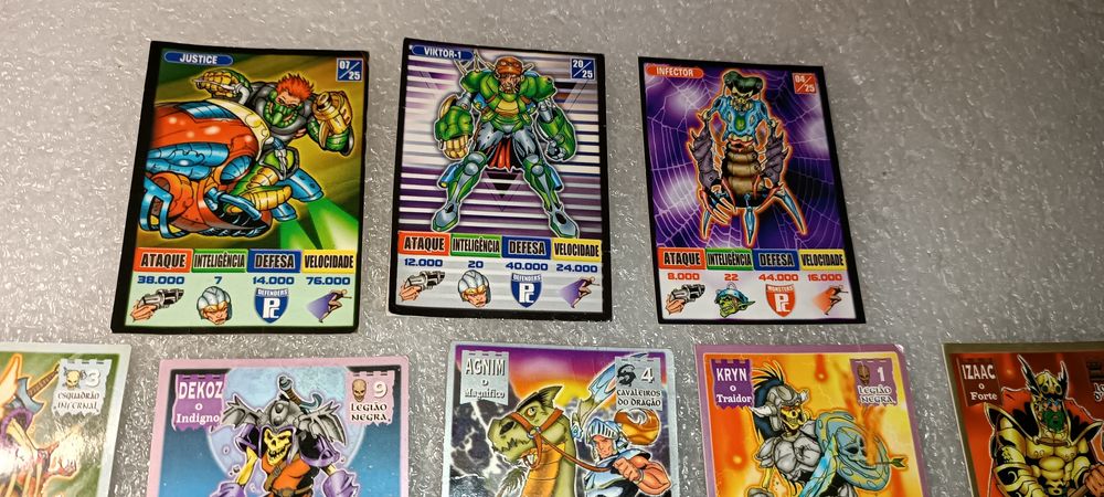Lote 23 cromos coleção bollycao kaos
