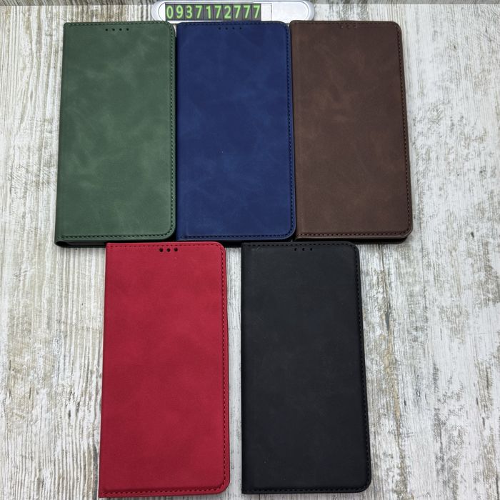 Чехол книжка кожаный Leather Book на Samsung S25 FE/ S24 FE На магните. Чохол