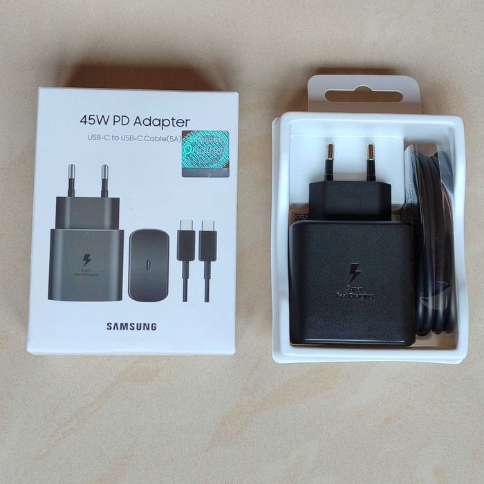 Швидка зарядка Samsung Блок + кабель 25Вт, 45W  Самсунг Оригінал