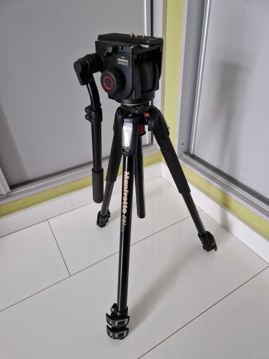 Statyw Manfrotto MT190XPRO3, głowica olejowa Manfrotto 3460, Manfrotto 503