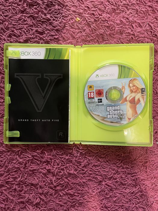Компакт диск GTA5 для Xbox 360