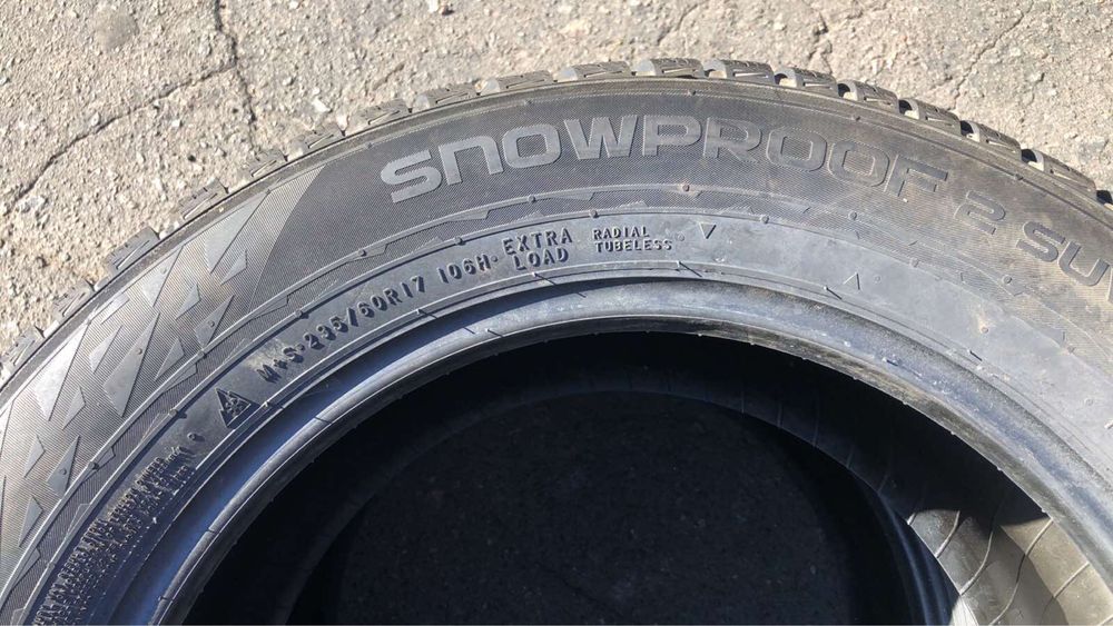 Зимняя резина 235.60.17 Nokian Snowproof2.23р.NEW.Finland.