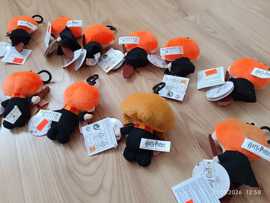 Breloki pluszaki Harry Potter Ron Hermiona